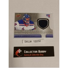 Henrik Lundqvist Jersey Relics 2018-19 Tim Hortons Upper Deck NHL J-HL SKU#12232